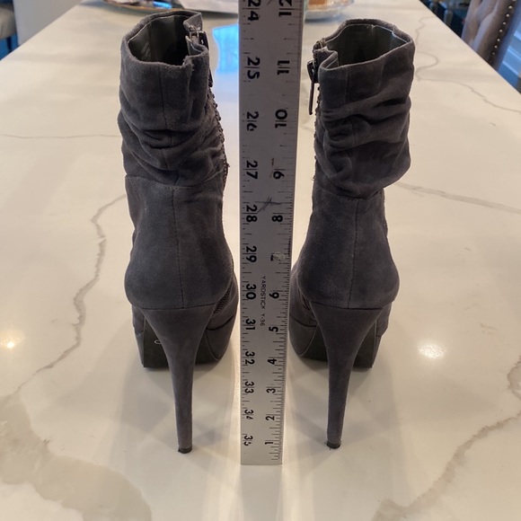 Aldo gray suede platform boots 39 - Picture 4 of 6